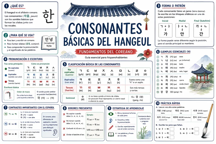 Página ilustrada del material
