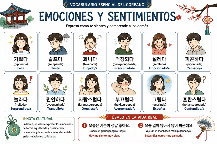Página ilustrada del material
