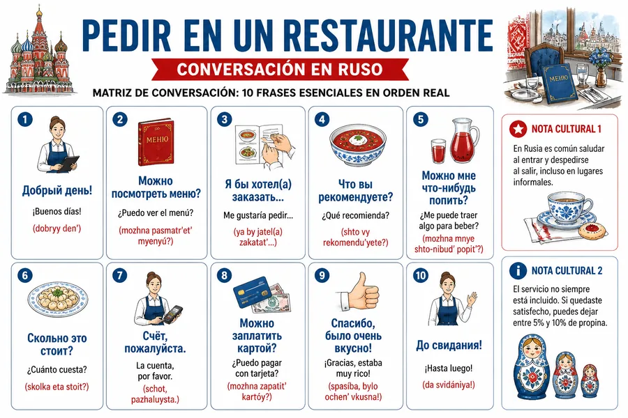 Página ilustrada del material
